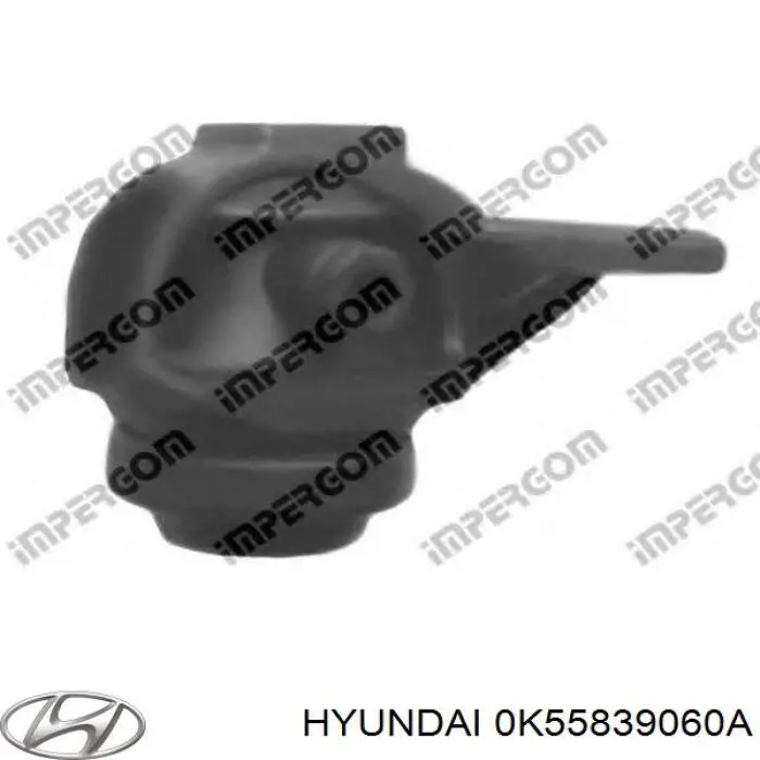 Подушка (опора) двигуна, права верхня 0K55839060A Hyundai/Kia