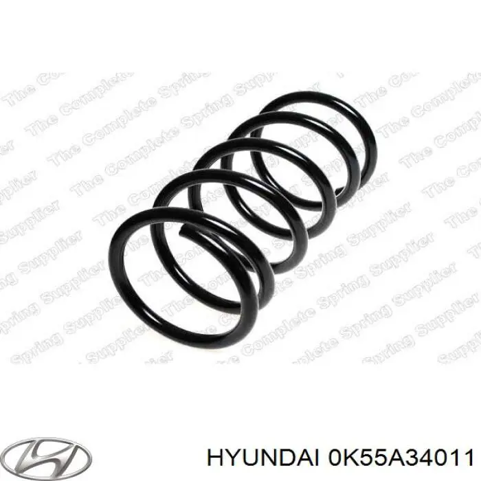 0K55A34011 Hyundai/Kia Пружина амортизатора передняя