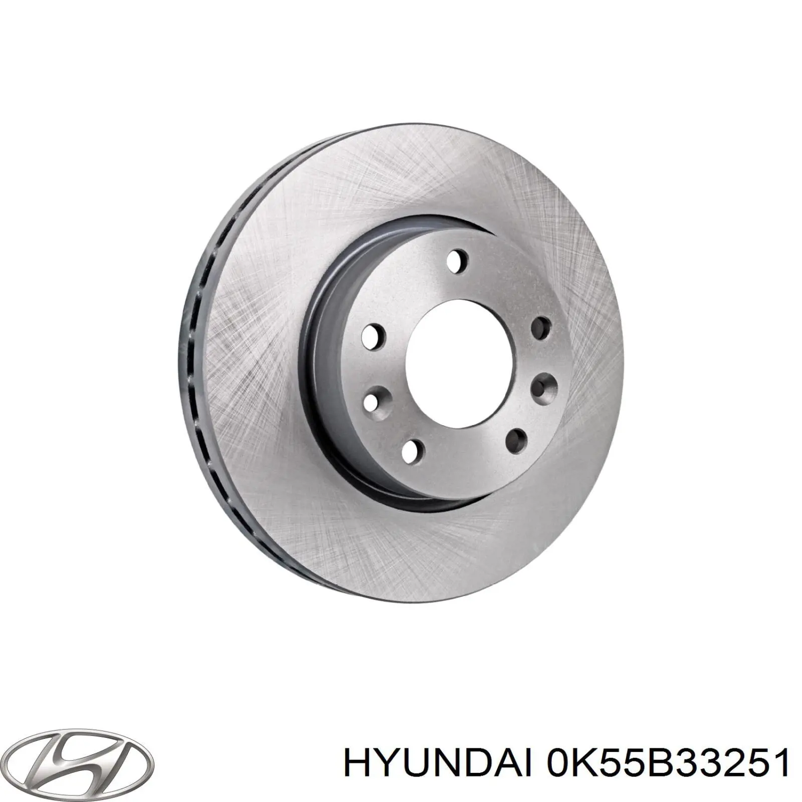 Диск гальмівний передній Hyundai/Kia 0K55B33251
