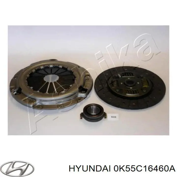 Диск зчеплення 0K55C16460A Hyundai/Kia