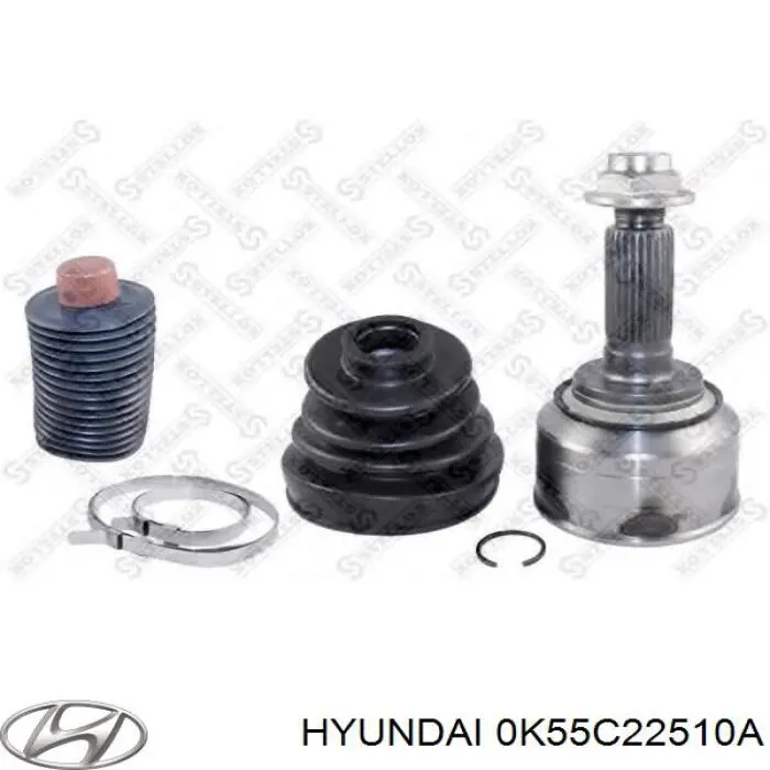 Граната колісна Hyundai/Kia 0K55C22510A ціна, від 33.59 USD
