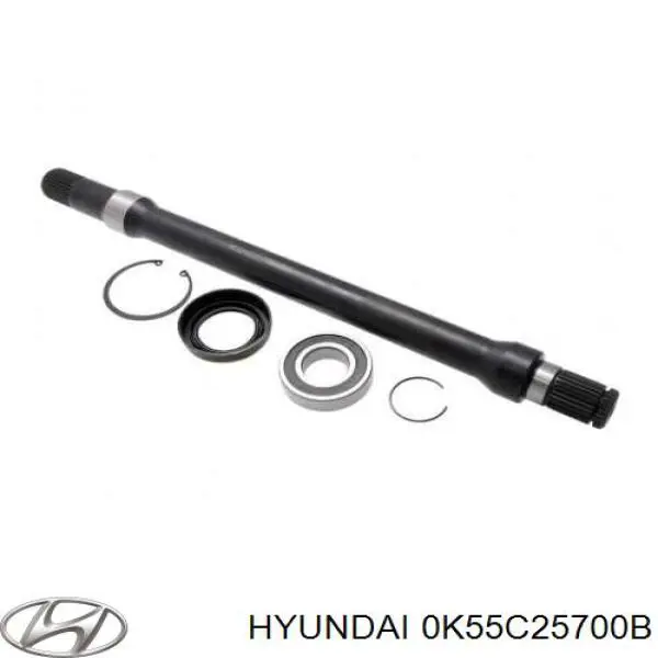Купити 0K55C25700B Hyundai/Kia Приводний вал проміжний