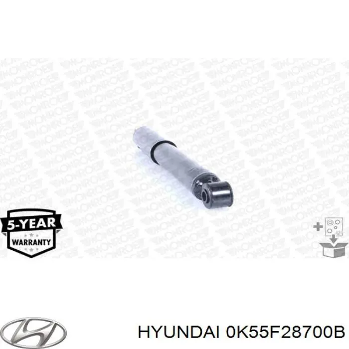 Амортизатор задній Hyundai/Kia 0K55F28700B ціна, від 31.04 USD