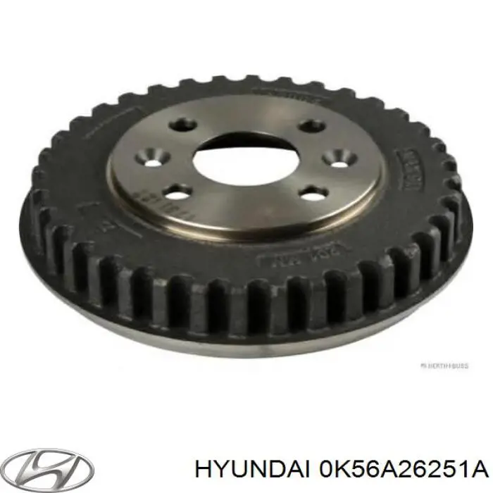 0K56A26251A Hyundai/Kia Барабан гальмівний задній