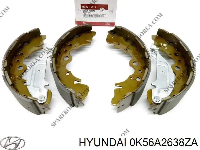 Купити 0K56A2638ZA Hyundai/Kia Колодки гальмові задні, барабанні
