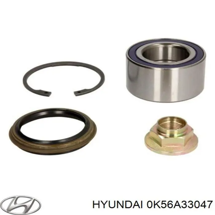Купити 0K56A33047 Hyundai/Kia Підшипник ступиці передньої