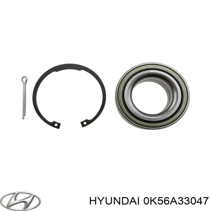 0K56A33047 Hyundai/Kia Підшипник маточини передньої