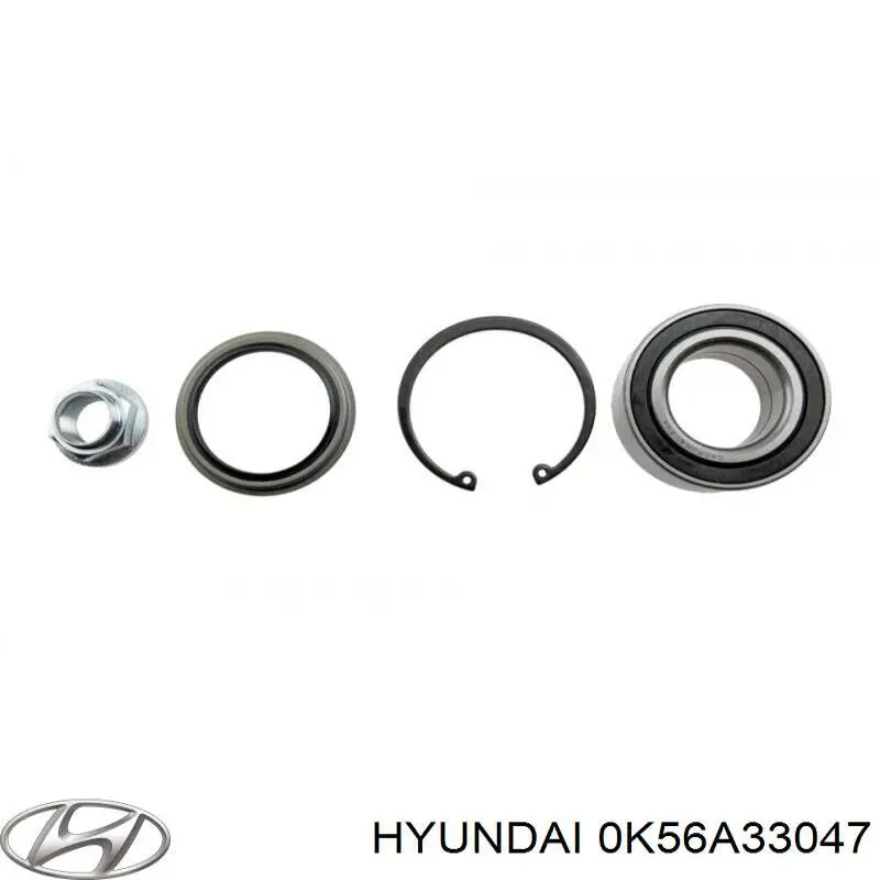 Купити 0K56A33047 Hyundai/Kia Підшипник ступиці передньої