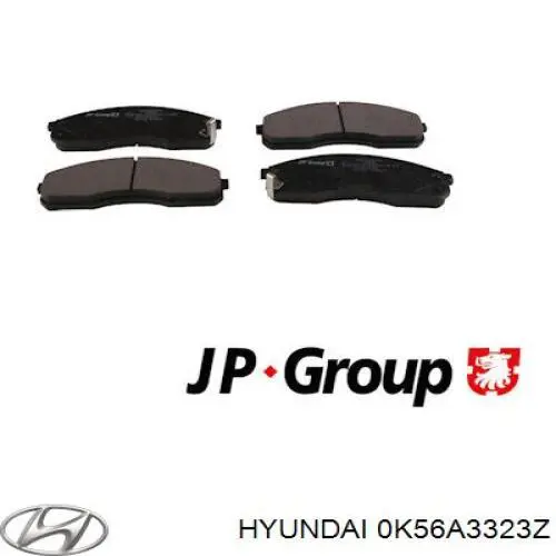 Тормозні колодки Hyundai/Kia 0K56A3323Z
