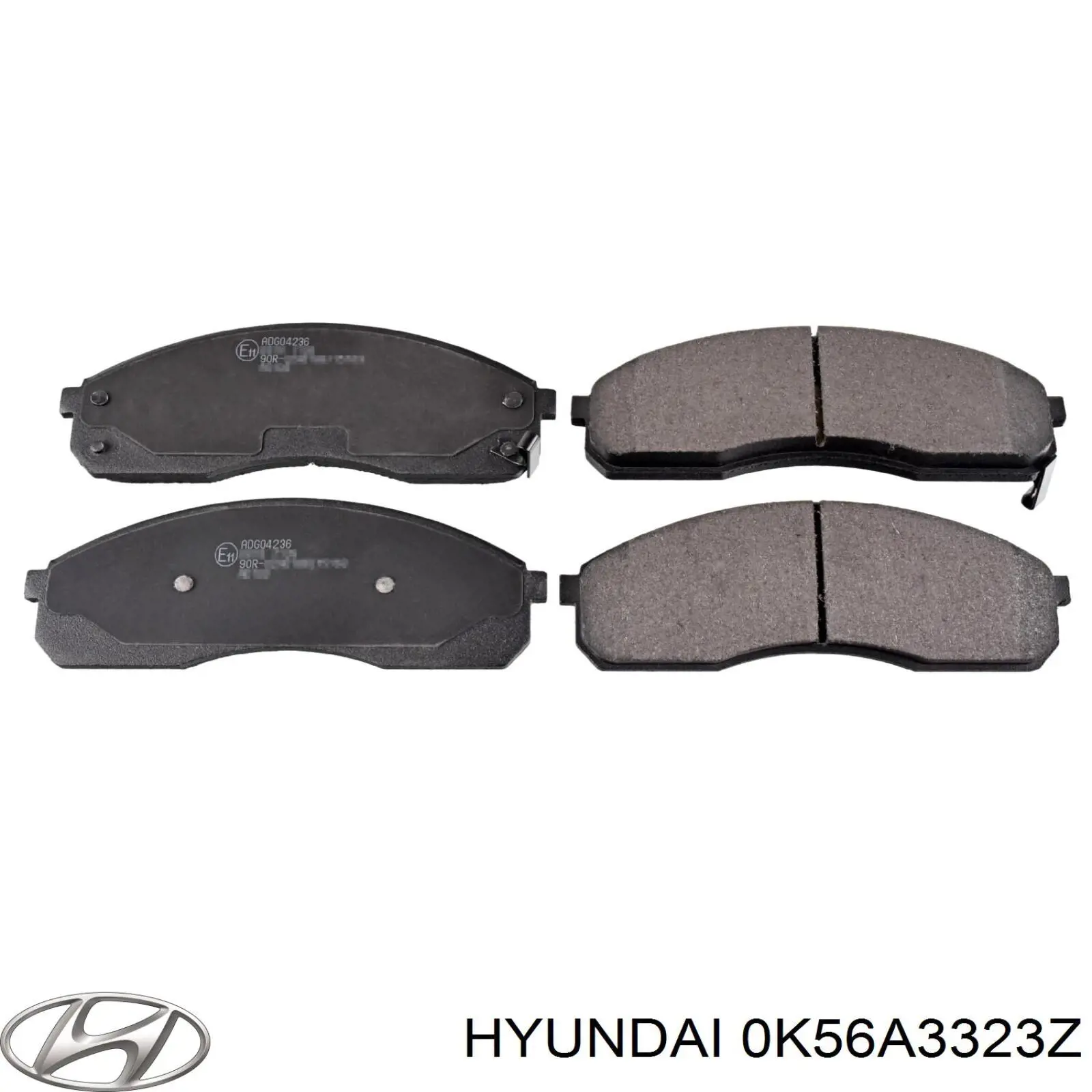 0K56A3323Z Hyundai/Kia Передні гальмівні колодки