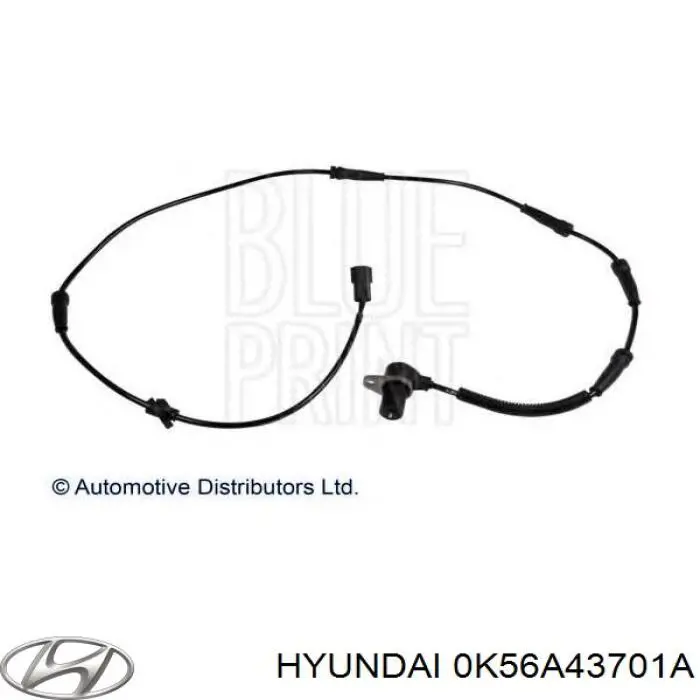 0K56A43701A Hyundai/Kia датчик абс (abs передній)