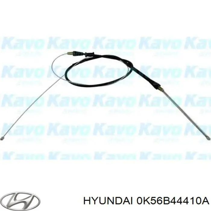Трос стоянкового гальма задній правий Hyundai/Kia 0K56B44410A ціна, від 18.96 USD