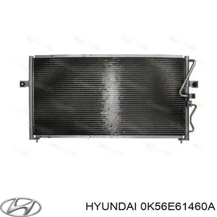 Купити 0K56E61460A Hyundai/Kia Радіатор системи охолодження кондиціонера