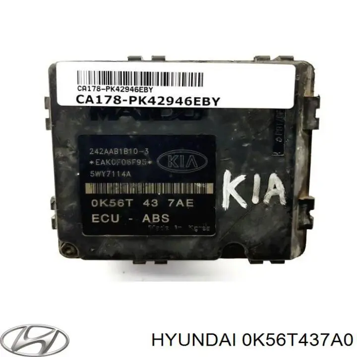 Блок АБС гідравлічний Hyundai/Kia 0K56T437AE ціна, від 38.01 USD