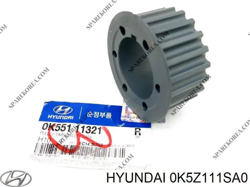 Купити 0K5Z111SA0 Hyundai/Kia Поршень з пальцем без кілець, стандарт