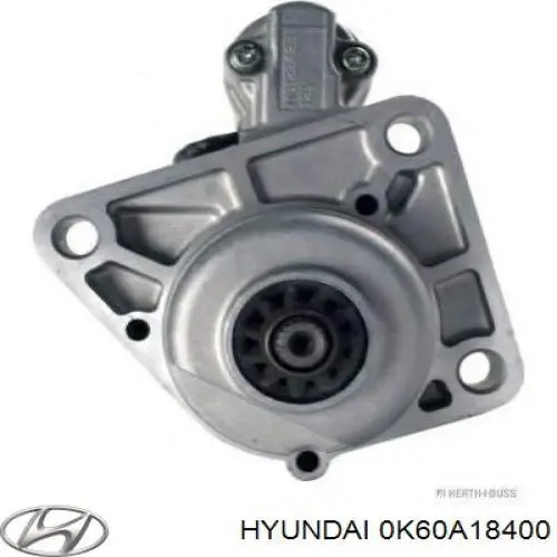 Стартер 0K60A18400 Hyundai/Kia