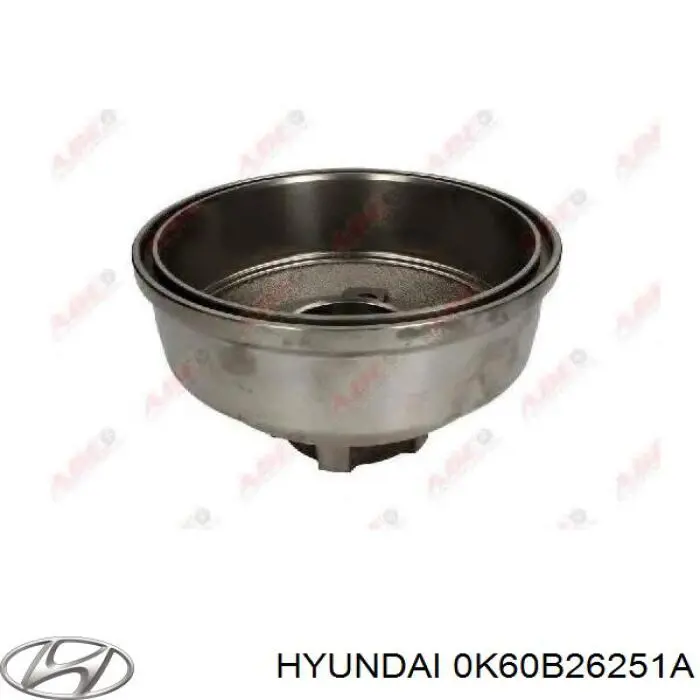 Барабан гальмівний задній Hyundai/Kia 0K60B26251A ціна, від 60.63 USD