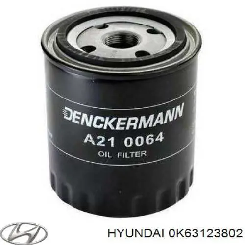 Масляний фільтр двигуна Hyundai/Kia 0K63123802 ціна, від 5.23 USD