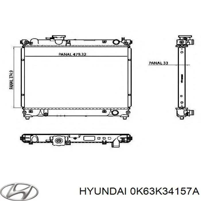  0K63K34157A Hyundai/Kia