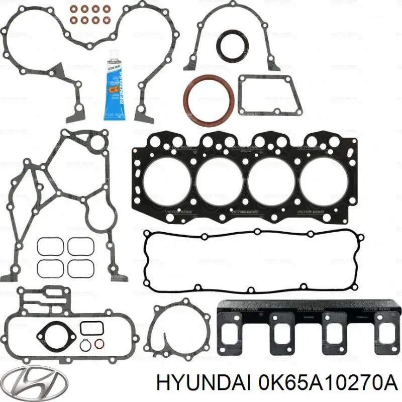 Купити 0K65A10270A Hyundai/Kia Комплект прокладок