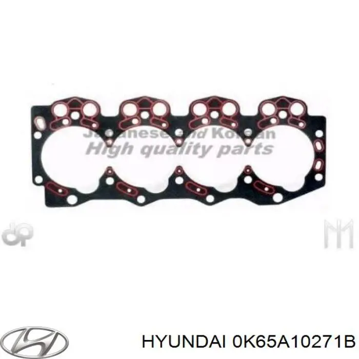 0K65A10271B Hyundai/Kia прокладка головки блока циліндрів (гбц)