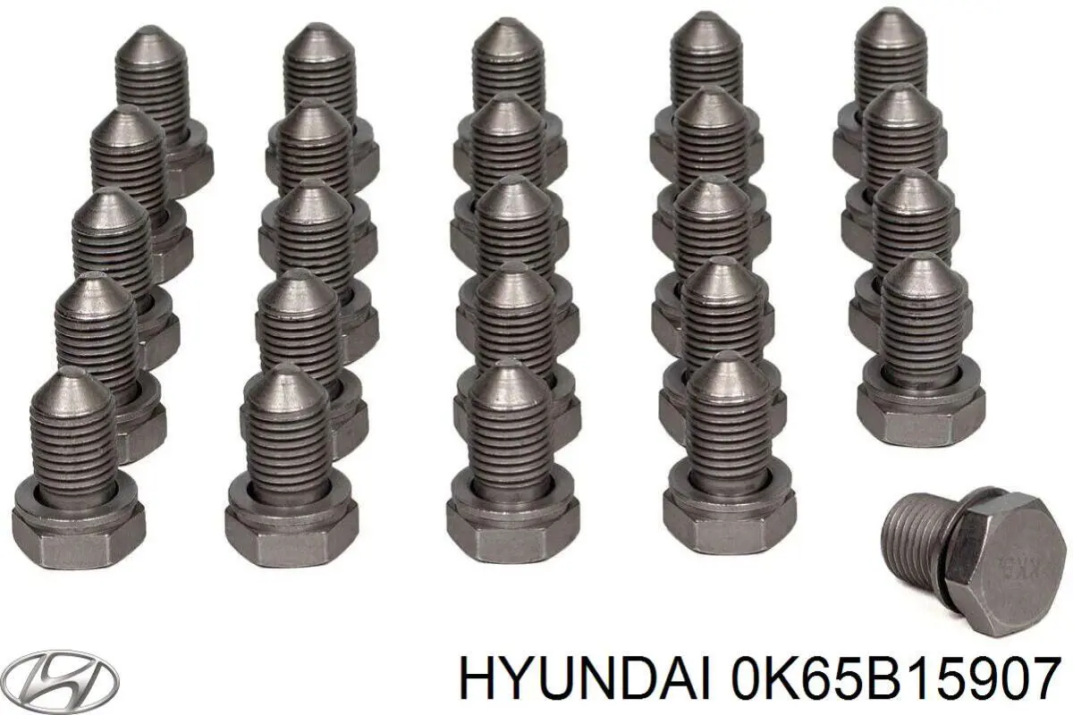 0K65B15907 Hyundai/Kia ремінь приводний, агрегатів