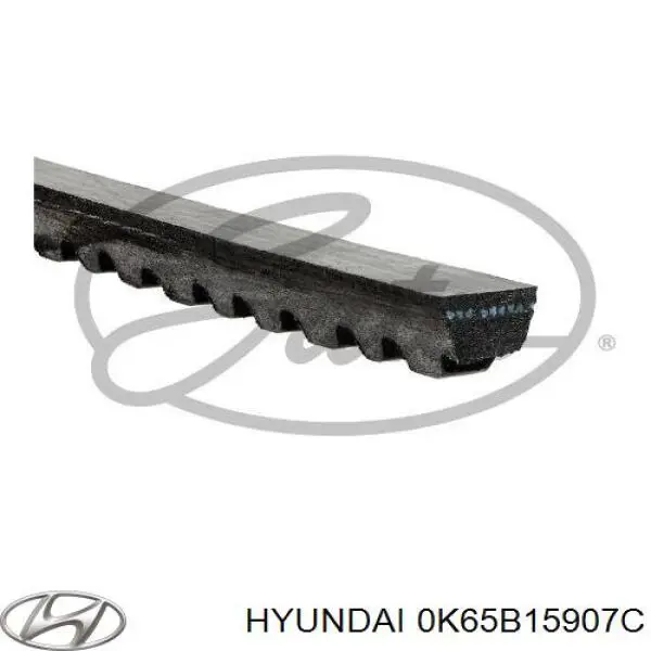 Клиновий ремінь Hyundai/Kia 0K65B15907C ціна, від 5.93 USD