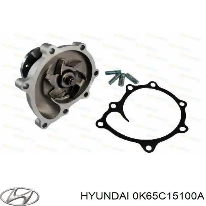 Помпа водяна, (насос) охолодження 0K65C15100A Hyundai/Kia