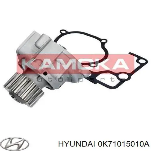 Купити 0K71015010A Hyundai/Kia Насос охолоджуючої рідини