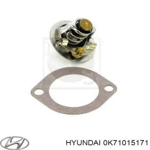 Купити 0K71015171 Hyundai/Kia Термостат в корпусі
