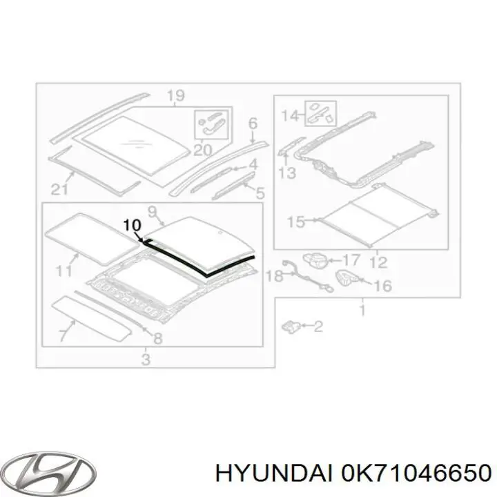 Купити 0K71046650 Hyundai/Kia Накінечник тяги КПП