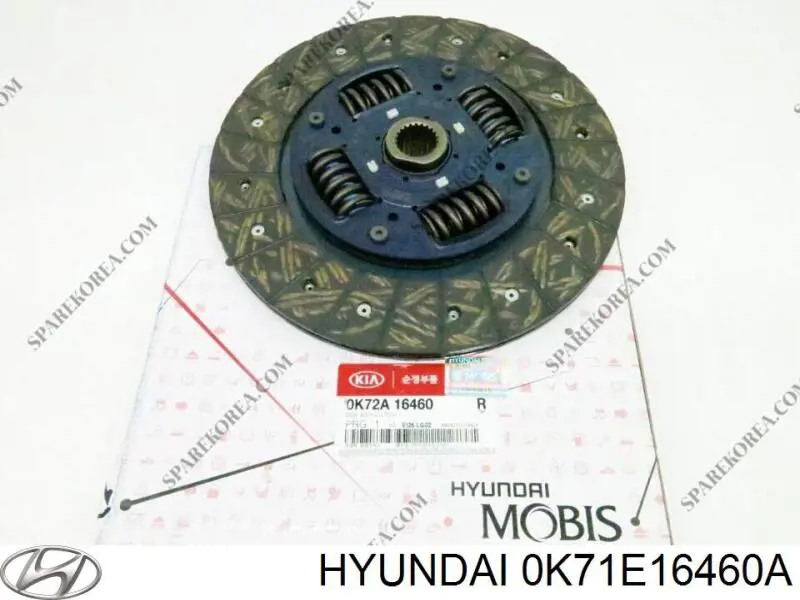 Купити 0K71E16460A Hyundai/Kia Диск зчеплення
