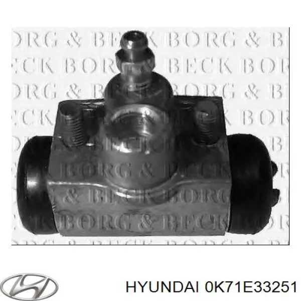 Гальмівні диски передні 0K71E33251 Hyundai/Kia