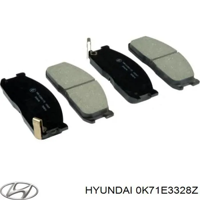 0K71E3328Z Hyundai/Kia Передні гальмівні колодки