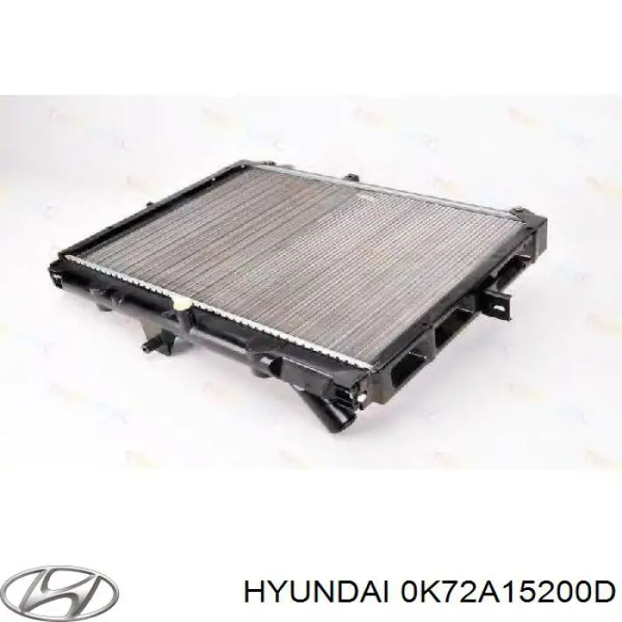 Радіатор 0K72A15200D Hyundai/Kia