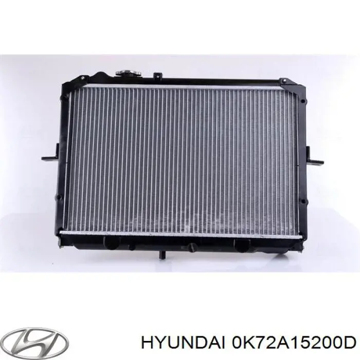 0K72A15200D Hyundai/Kia Радіатор охолодження двигуна
