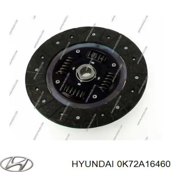 Диск зчеплення 0K72A16460 Hyundai/Kia