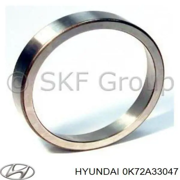 Підшипник маточини задньої, внутрішній 0K72A33047 Hyundai/Kia