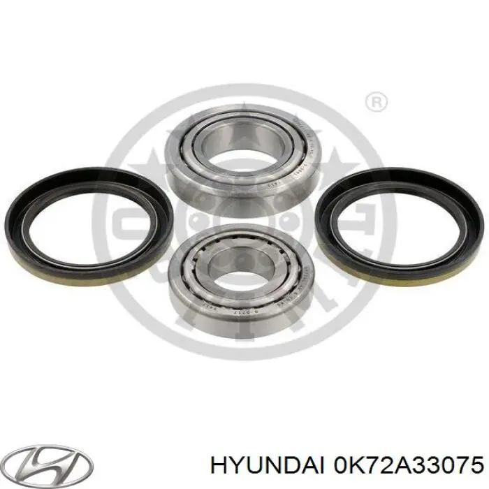 Підшипник маточини задньої, зовнішній 0K72A33075 Hyundai/Kia