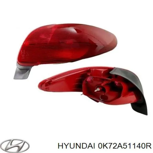 Задні ліхтарі Hyundai/Kia 0K72A51140R ціна, від 41.88 USD