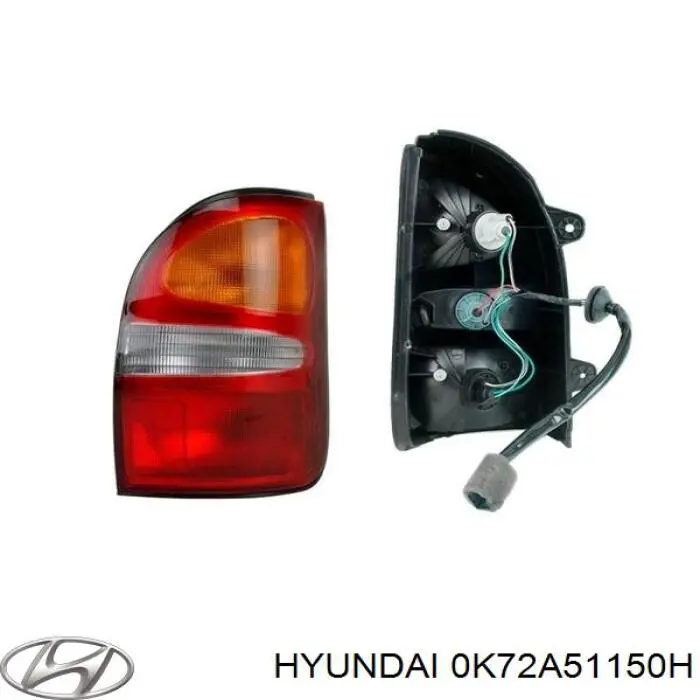 0K72A51150H Hyundai/Kia ліхтар задній правий