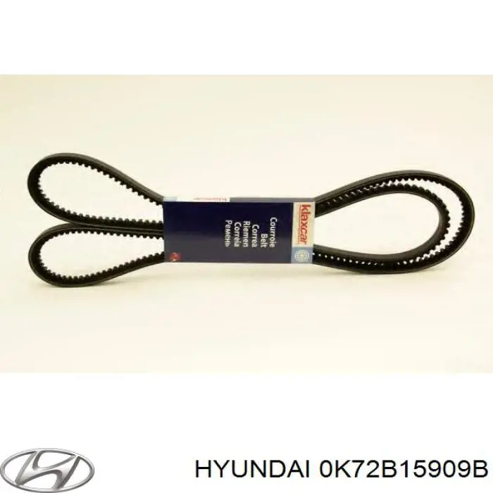 0K72B15909B Hyundai/Kia ремінь приводний, агрегатів