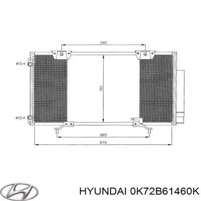 Купити 0K72B61460K Hyundai/Kia 
