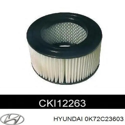 Повітряний фільтр 0K72C23603 Hyundai/Kia