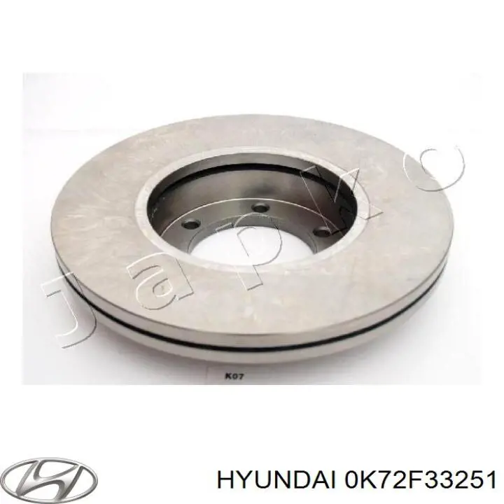 Купити 0K72F33251 Hyundai/Kia Ротор гальмівний