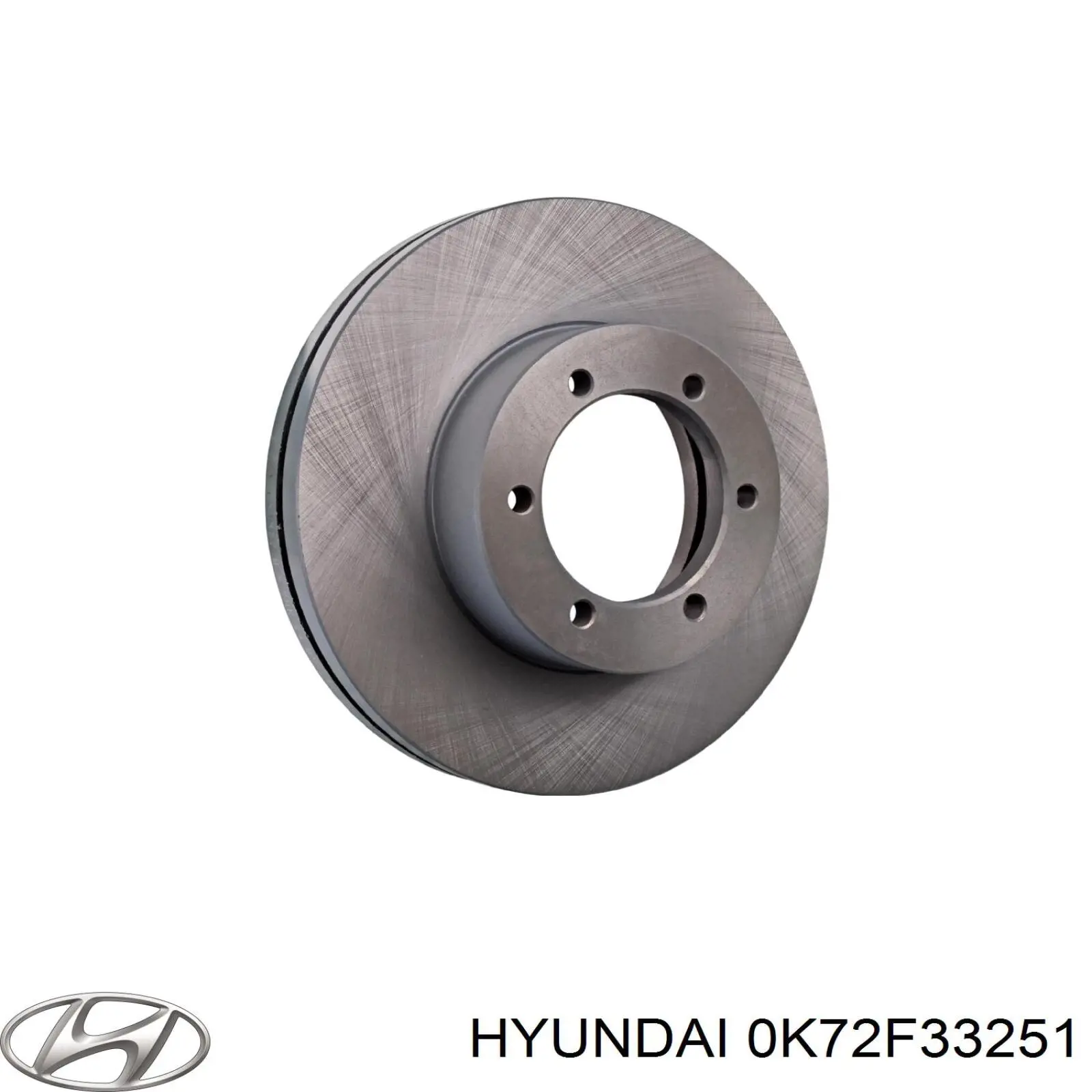 0K72F33251 Hyundai/Kia Гальмо дискове переднє