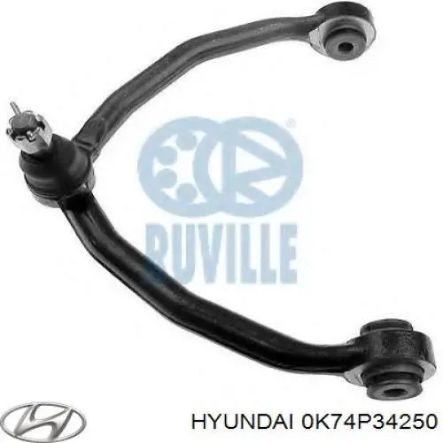 0K74P34250 Hyundai/Kia Важіль передньої підвіски верхній, лівий