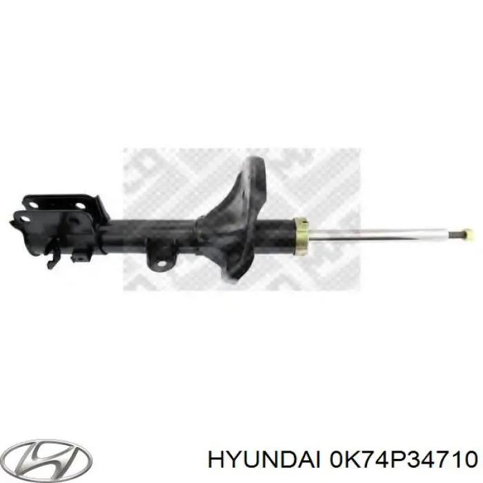 Амортизатор передній, правий 0K74P34710 Hyundai/Kia