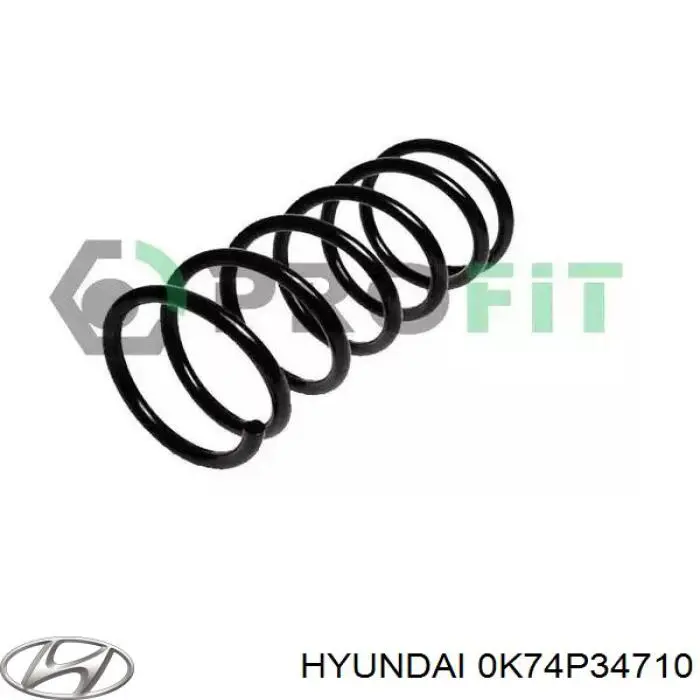 Амортизатор передній, правий Hyundai/Kia 0K74P34710 ціна, від 24.25 USD