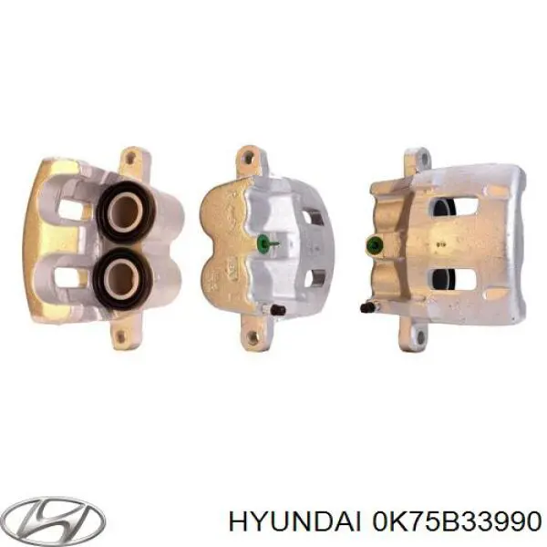 0K75B33990 Hyundai/Kia Супорт гальмівний, передній, лівий